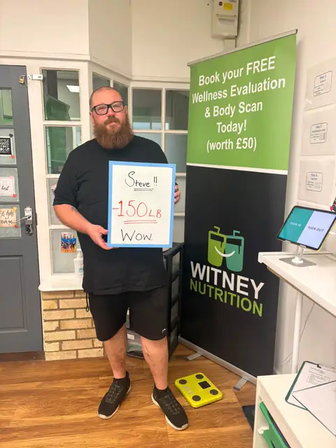 A Witney Nutrition Club member’s check-in in Witney