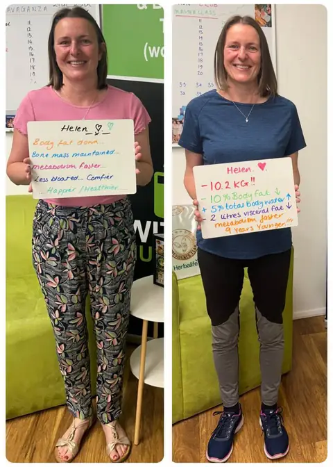Before and after, the journey of a Witney Nutrition Club member